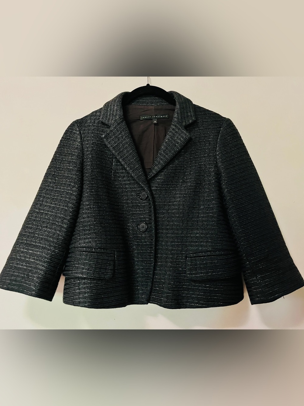 Robert Rodriguez Cotton & Viscose Cropped Jacket